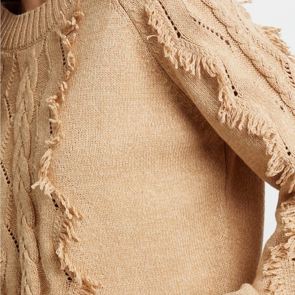 Rails Francis Fringe Sweater in Camel - Picture 11 of 12